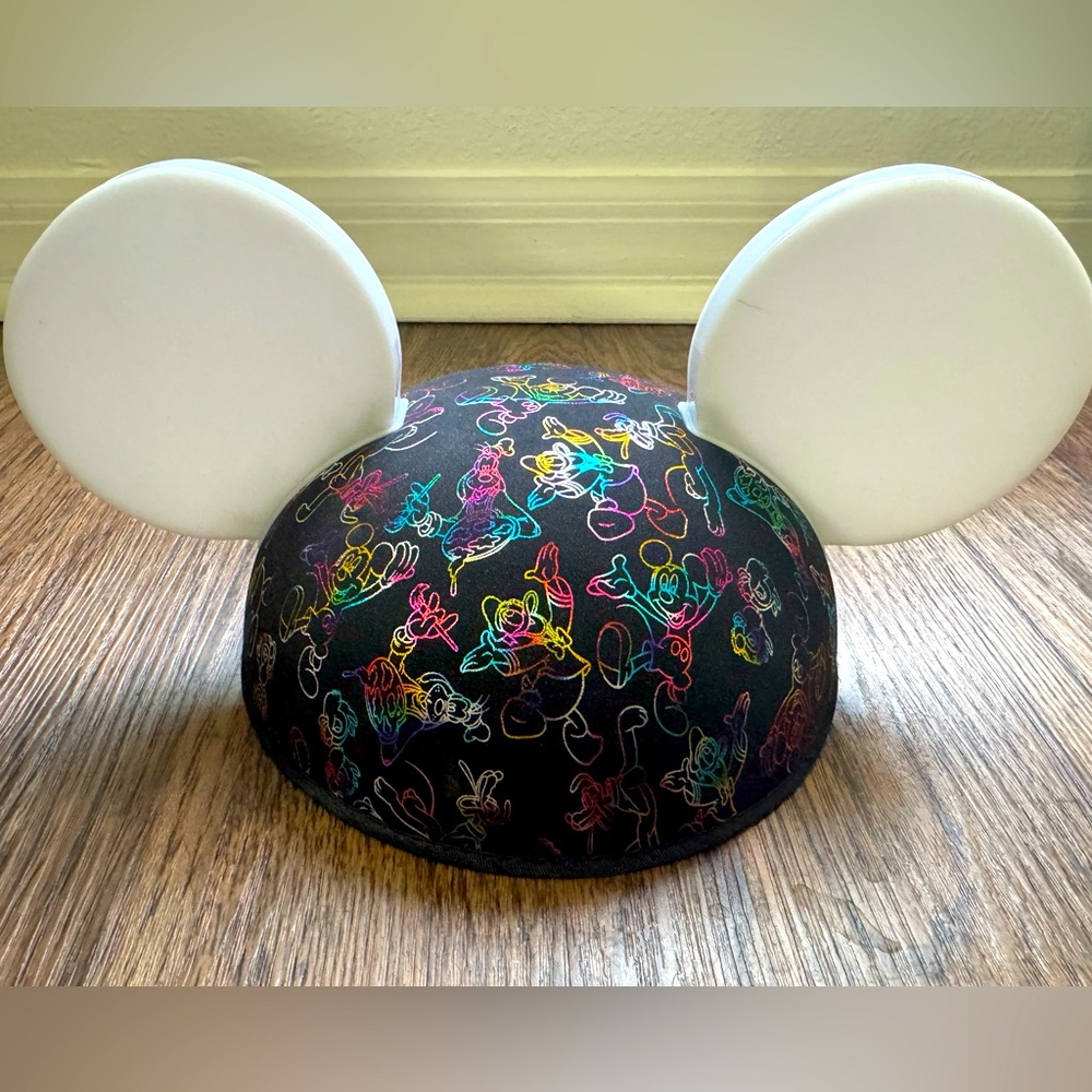 Disney Color Changing Anniversary Multi Color Mickey Ears